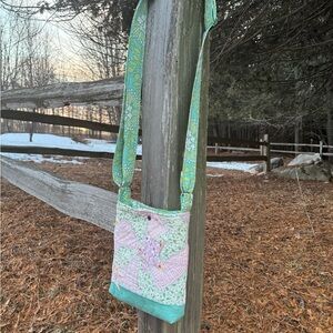 Vintage Quilt Crossbody Bag